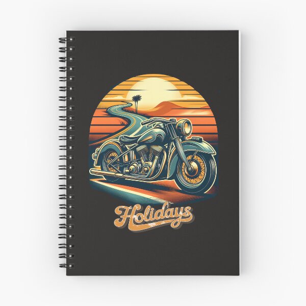 Item preview, Retro motorcycle sunset vacation designed and sold by LV-creator.
