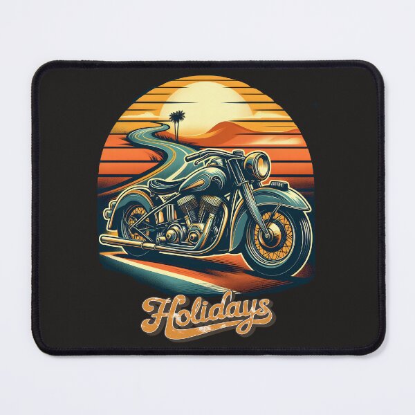 Item preview, Retro motorcycle sunset vacation designed and sold by LV-creator.