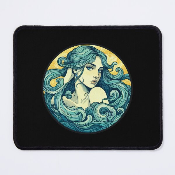 Item preview, ZODIAC Aquarius - Astrological AQUARIUS - AQUARIUS - ZODIAC sign - Van Gogh style - 16 designed and sold by ArtProjectShop.