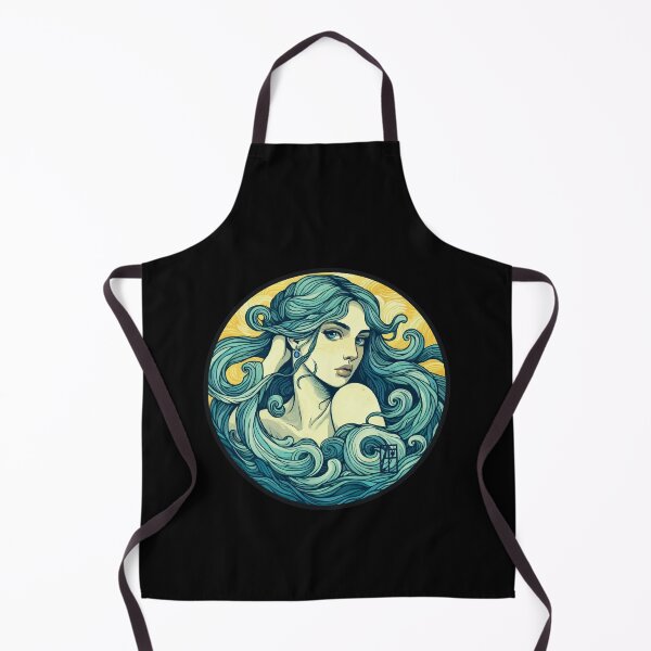 Item preview, ZODIAC Aquarius - Astrological AQUARIUS - AQUARIUS - ZODIAC sign - Van Gogh style - 16 designed and sold by ArtProjectShop.