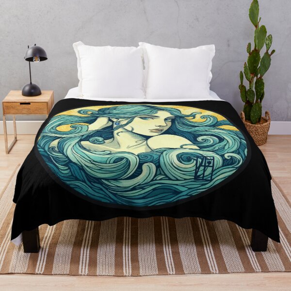 Item preview, ZODIAC Aquarius - Astrological AQUARIUS - AQUARIUS - ZODIAC sign - Van Gogh style - 16 designed and sold by ArtProjectShop.