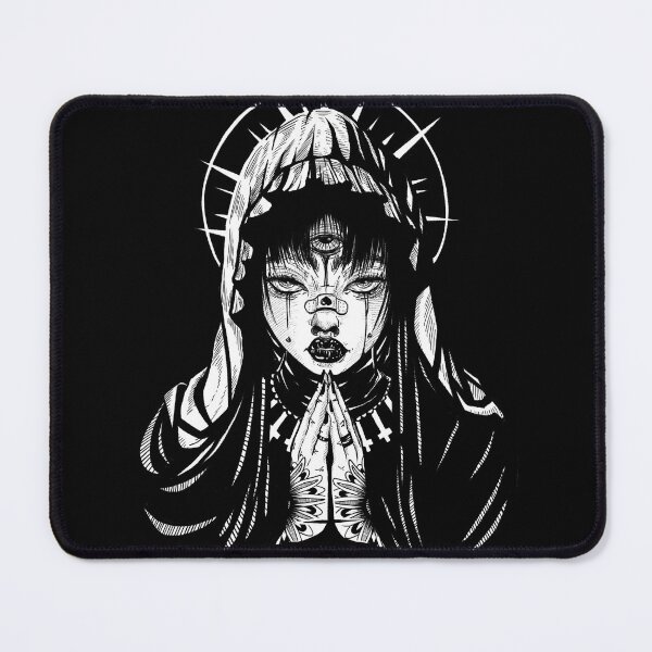 Item preview, Horror Manga Third Eye Praying Nun designed and sold by EduardCiurte.