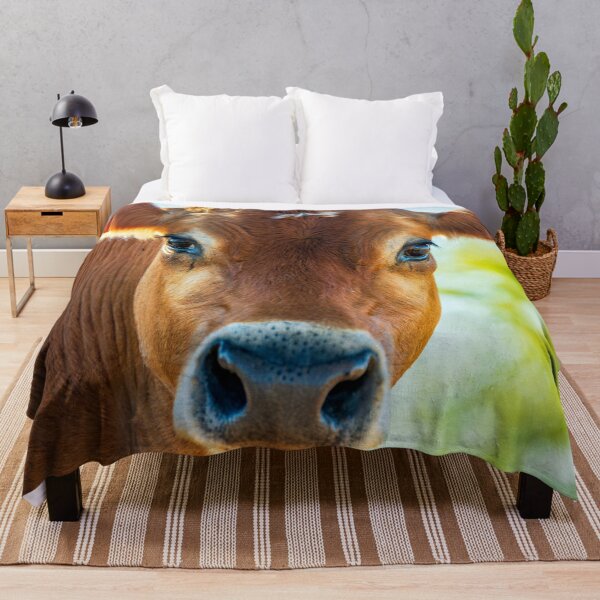 Item preview, Soulful looking brahma cow looking at you designed and sold by noblephoto.