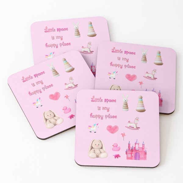 Item preview, Little space is my happy place (femme sticker set) designed and sold by Cloud-Boy.