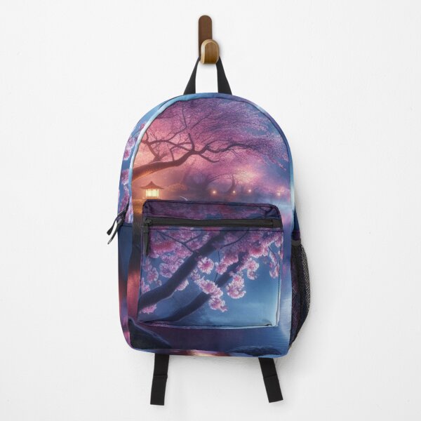 Item preview, Pink Japanese Blossom Landscape designed and sold by DeeCeeFashion.