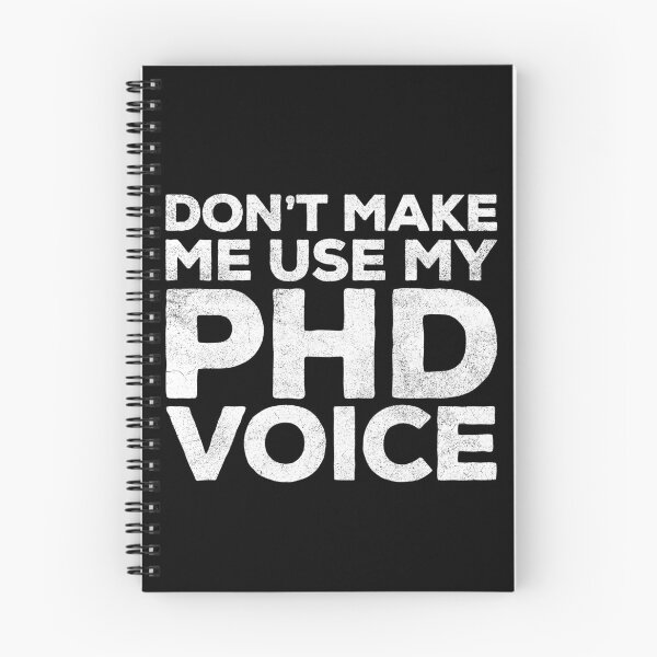 Artikelvorschau, Lass mich nicht meine PHD-Stimme benutzen entworfen und verkauft von deepstone.
