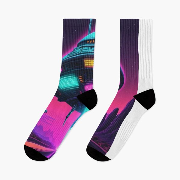 Item preview, Encounter on the Neon Highway - Ufo Gifts designed and sold by eXtraHumans.