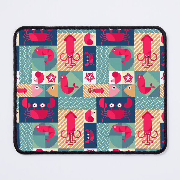 Item preview, Geometric Crustaceans designed and sold by yfpatterndesign.