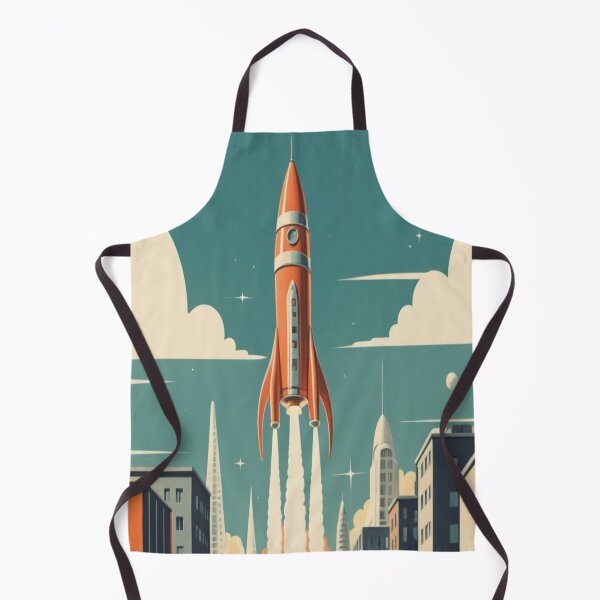 Item preview, Retro Rocket Launch - Vintage Space Age designed and sold by eXtraHumans.