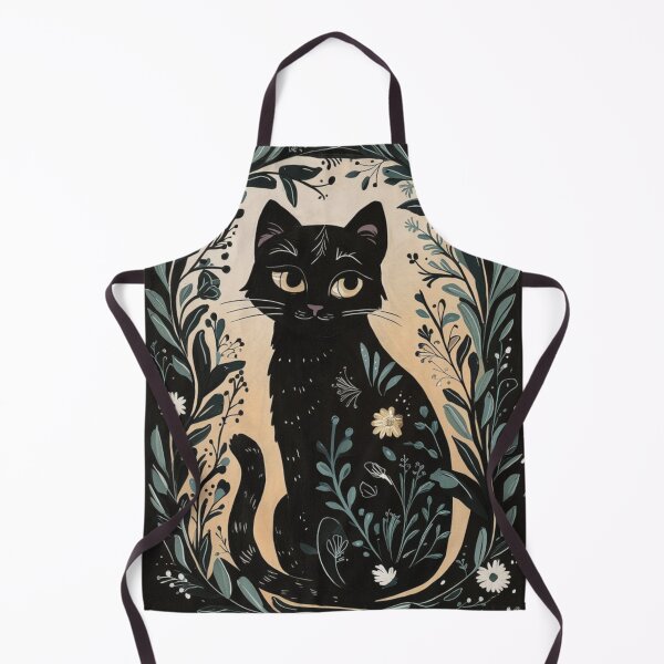 Item preview, Floral cat designed and sold by WildernessTints.