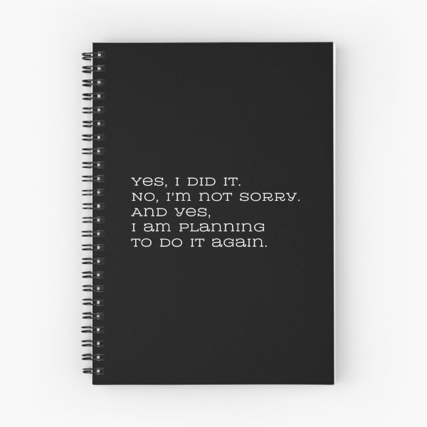 Item preview, Yes, I did it. No, I’m not sorry. And yes, I am planning to do it again. designed and sold by UnCoverDesign.