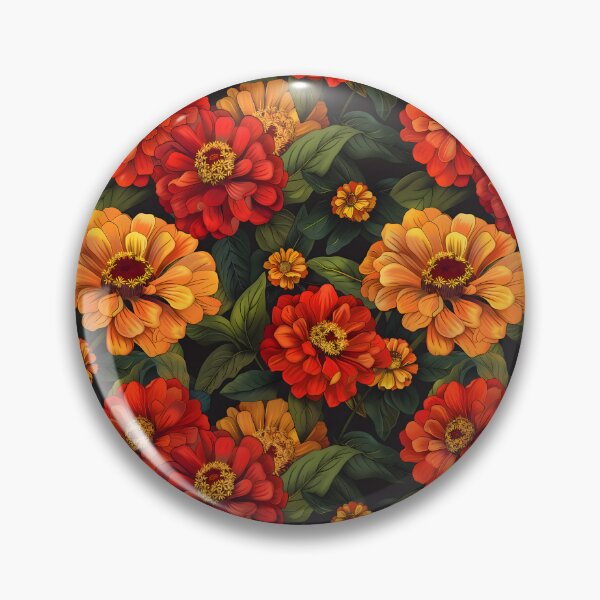 Item preview, Zinnia flower. designed and sold by kizenya.