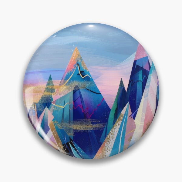 Item preview, Geometric Peaks designed and sold by HarperSkye.
