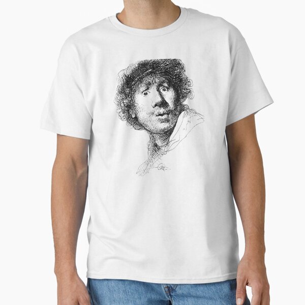 Aperçu de l'œuvre Autoportrait de Rembrandt 1630 créée et vendue par artofthenorth.
