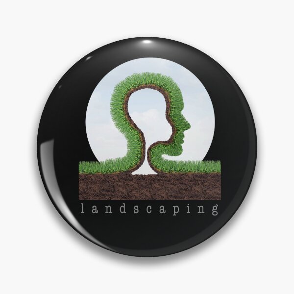 Item preview, Paisajismo y paisajismo cuidado del césped horticultura símbolo clásico para servicios de cuidado del césped o jardinería designed and sold by lightidea.