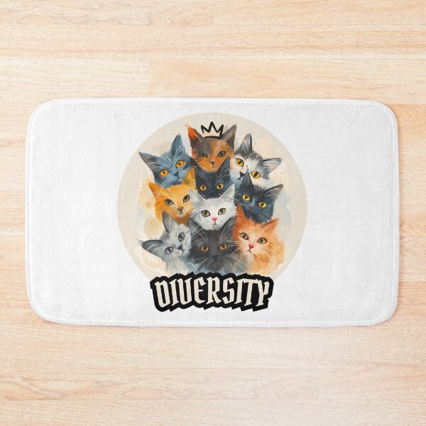Item preview, Cat Clan Celebrating Diversity designed and sold by NatureStyle555.