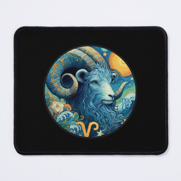 Item preview, ZODIAC Aries - Astrological ARIRS - ARIRS - ZODIAC sign - Van Gogh style - 13 designed and sold by ArtProjectShop.