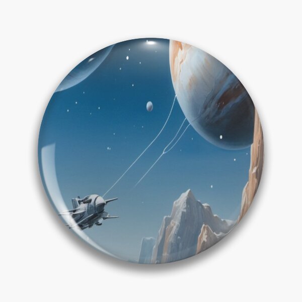 Item preview, Landing on Europa - Planets and Stars designed and sold by eXtraHumans.