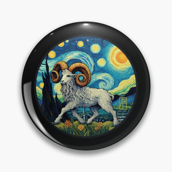 Item preview, ZODIAC Aries - Astrological ARIRS - ARIRS - ZODIAC sign - Van Gogh style - 14 designed and sold by ArtProjectShop.