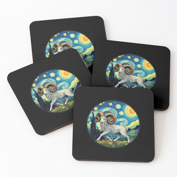 Item preview, ZODIAC Aries - Astrological ARIRS - ARIRS - ZODIAC sign - Van Gogh style - 14 designed and sold by ArtProjectShop.
