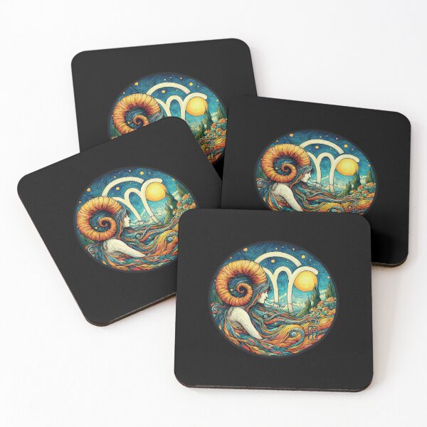 Item preview, ZODIAC Aries - Astrological ARIRS - ARIRS - ZODIAC sign - Van Gogh style - 15 designed and sold by ArtProjectShop.