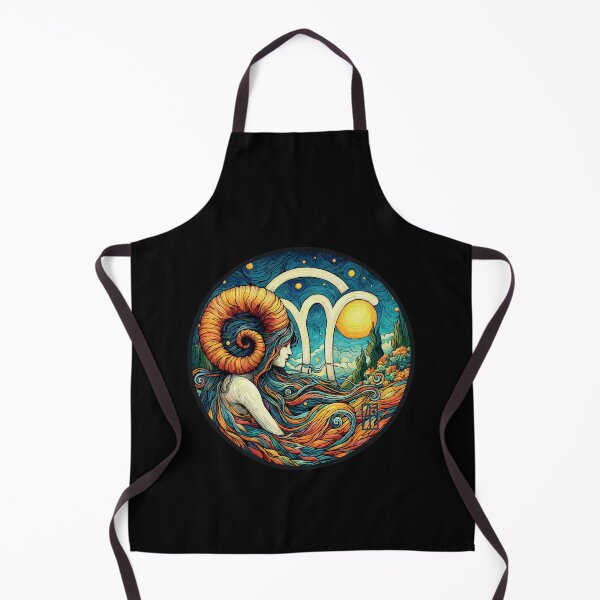 Item preview, ZODIAC Aries - Astrological ARIRS - ARIRS - ZODIAC sign - Van Gogh style - 15 designed and sold by ArtProjectShop.