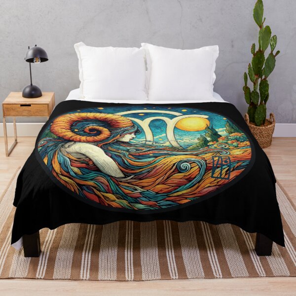 Item preview, ZODIAC Aries - Astrological ARIRS - ARIRS - ZODIAC sign - Van Gogh style - 15 designed and sold by ArtProjectShop.