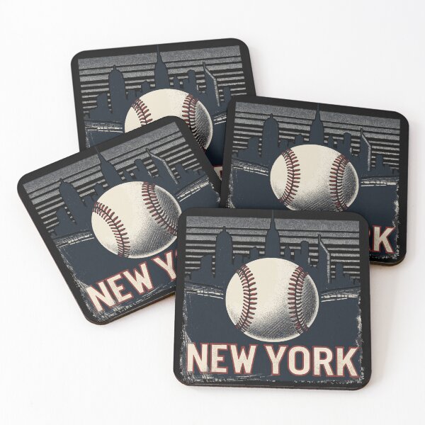 Item preview, New York Baseball Cityscape Retro Vintage designed and sold by TomFrontierArt.