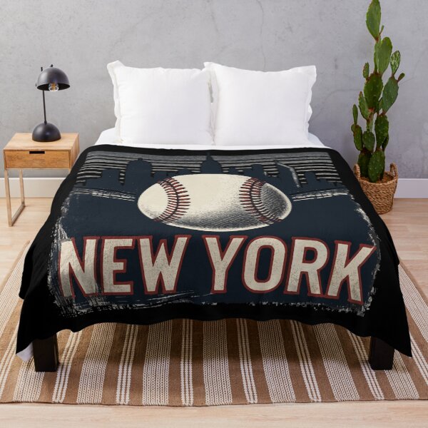 Item preview, New York Baseball Cityscape Retro Vintage designed and sold by TomFrontierArt.
