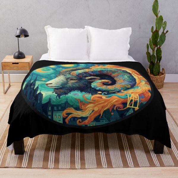 Item preview, ZODIAC Aries - Astrological ARIRS - ARIRS - ZODIAC sign - Van Gogh style - 16 designed and sold by ArtProjectShop.