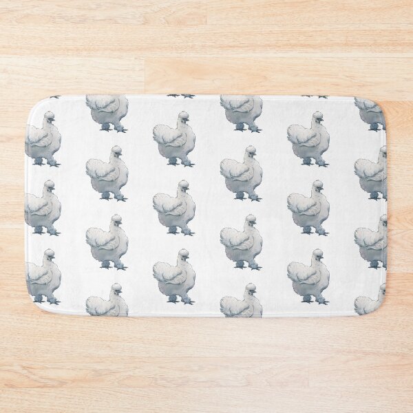 Item preview, Silver/White Silkie Chicken designed and sold by eleary.
