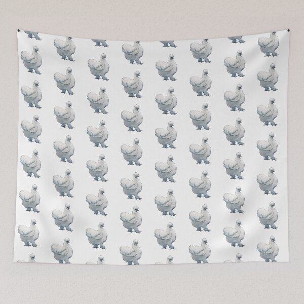 Item preview, Silver/White Silkie Chicken designed and sold by eleary.