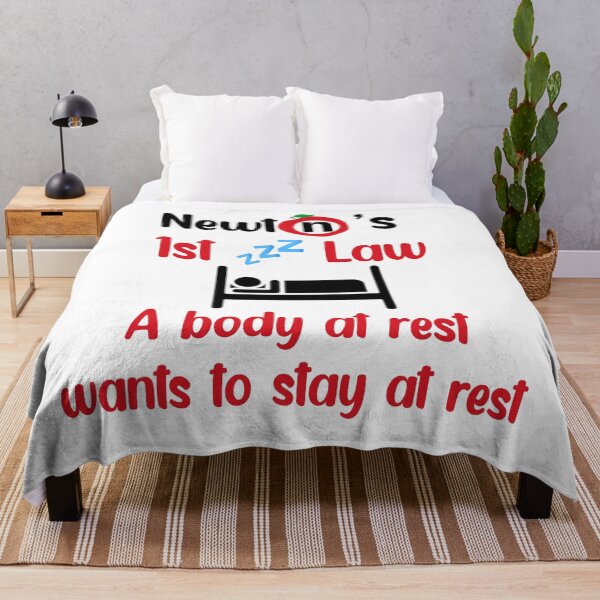 Item preview, Newton's First Law. A Body At Rest Wants To Stay At Rest designed and sold by Rami Khalifah.