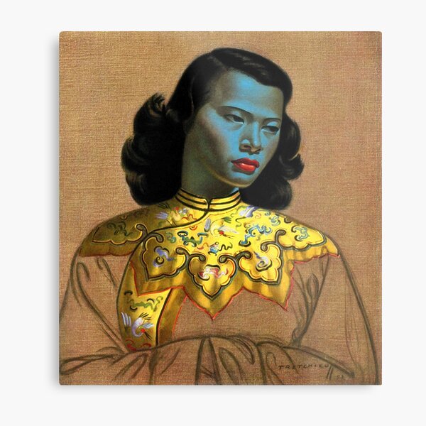 Vladimir Tretchikoff - The Chinese Girl - The Green Lady Metal Print