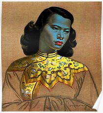Vladimir Tretchikoff - The Chinese Girl - The Green Lady Poster