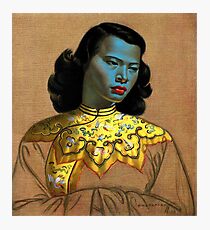Vladimir Tretchikoff - The Chinese Girl - The Green Lady Photographic Print