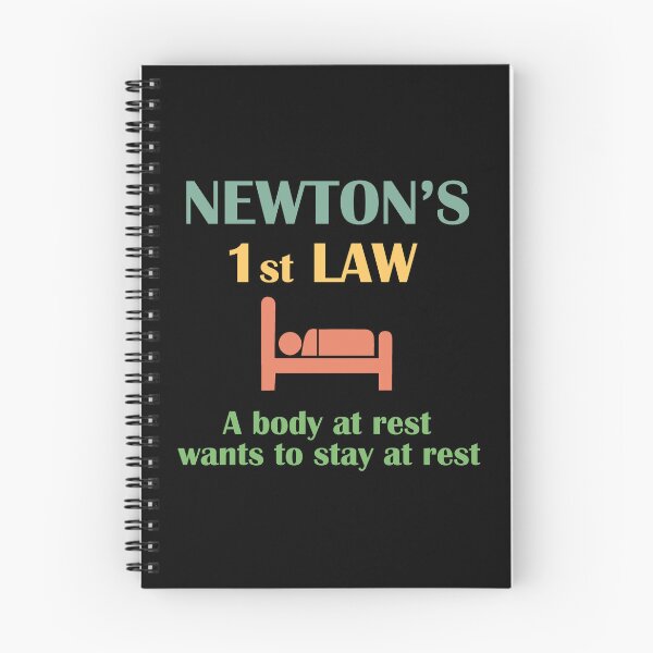 Item preview, Newton's First Law. A Body At Rest Wants To Stay At Rest designed and sold by Rami Khalifah.