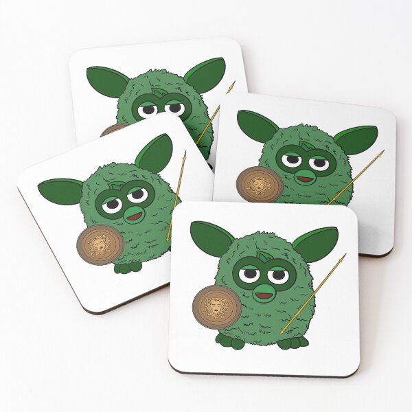 Item preview, Forest Green Athena Furby designed and sold by Animals-by-JB.