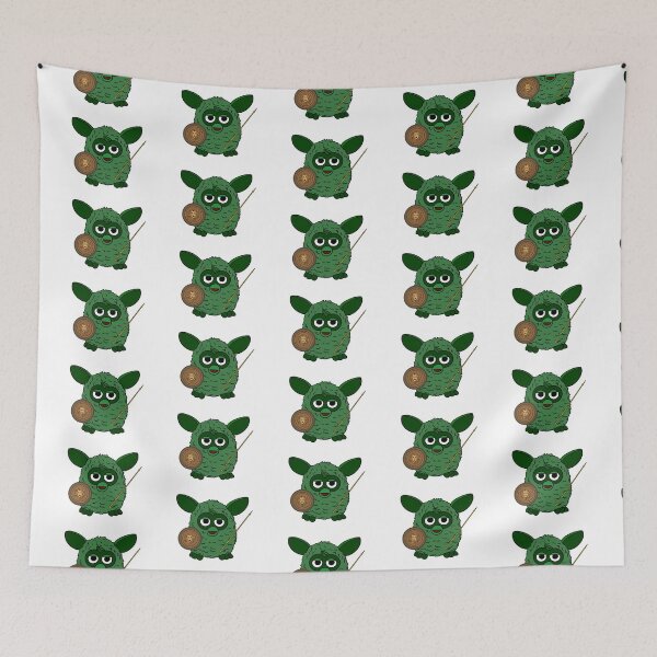 Item preview, Forest Green Athena Furby designed and sold by Animals-by-JB.