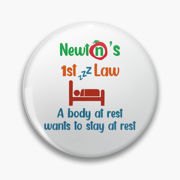 Item preview, Newton's First Law. A Body At Rest Wants To Stay At Rest designed and sold by Rami Khalifah.