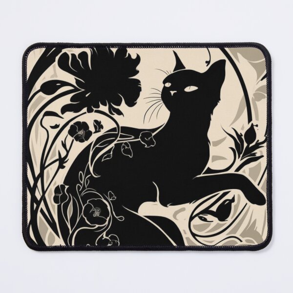 Item preview, Floral cat designed and sold by WildernessTints.