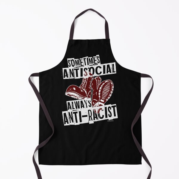 Item preview, SOMETIMES ANTISOCIAL ALWAYS ANTI-RACIST designed and sold by Paparaw.