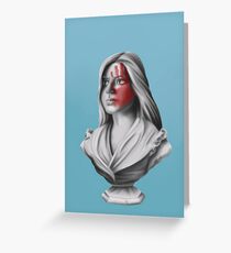 Woman Bust Greeting Card