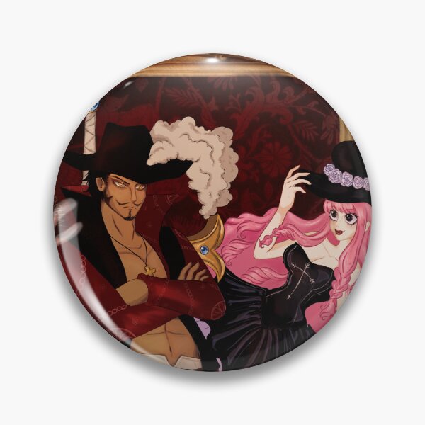 Item preview, Ghostly love mihawk and perona designed and sold by Madeyemadsart.