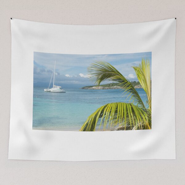 Item preview, Catamaran and palm tree designed and sold by jsebouvi.