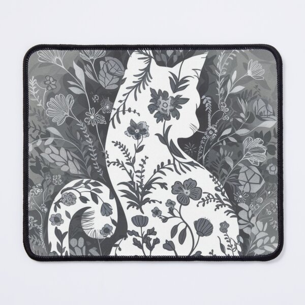 Item preview, Floral cat designed and sold by WildernessTints.