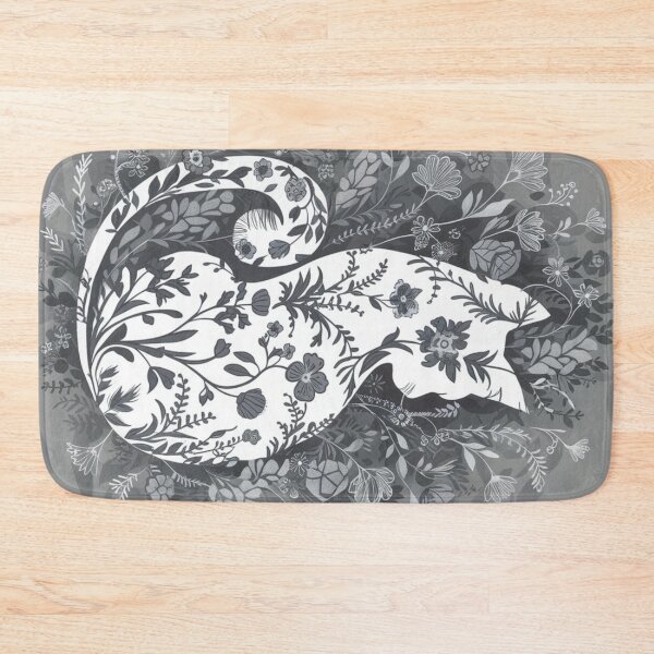 Item preview, Floral cat designed and sold by WildernessTints.