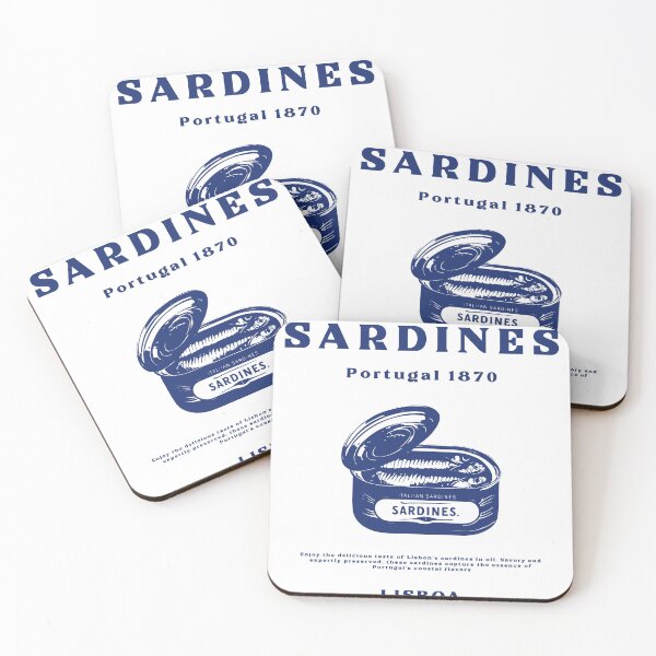 Item preview, Portuguese Retro Sardines in Tin designed and sold by ArtisticAveni.