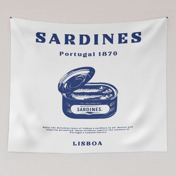 Artikelvorschau, Portugiesische Retro-Sardinen in der Dose entworfen und verkauft von ArtisticAveni.