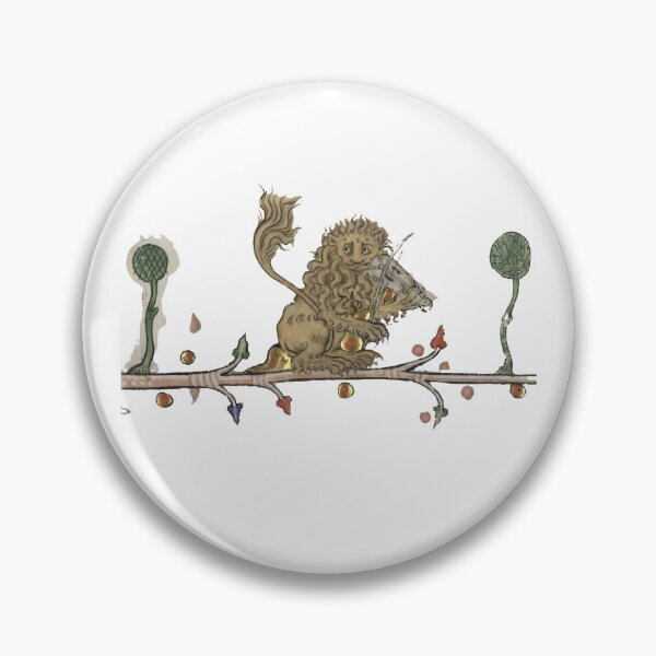 Item preview, Cute Lion playing violin designed and sold by GlassySteel.